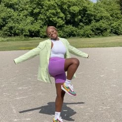 Just Cozy Lilac Shorts Biker Shorts