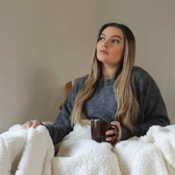 Just Cozy Blankets Caramel - Sherpa Blanket