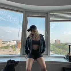 Just Cozy Biker Shorts Black Shorts